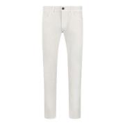 Slim Fit Corduroy Broek Re-Hash , White , Heren