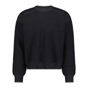 Comfortabele wollen mix sweatshirt Y-3 , Black , Dames