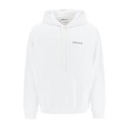 Logo Hoodie Marcelo Burlon , White , Heren