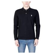 Lange Mouw Polo Shirt U.s. Polo Assn. , Black , Heren