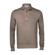Polo Kraag Trui voor Casual of Formele Stijl Gran Sasso , Brown , Here...