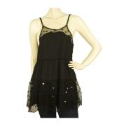 Lange cami top Chloé Pre-owned , Black , Dames