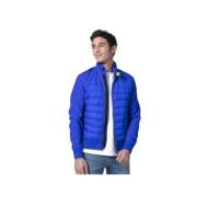 Elektrisch Blauwe Gewatteerde Bikerjas - Booker Model Parajumpers , Bl...