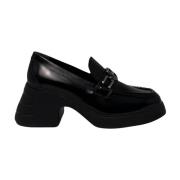 Stijlvolle Loafers voor modebewuste vrouwen Hogan , Black , Dames