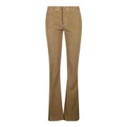 Lexi Skinny Bootcut Chino Broeken Dondup , Beige , Dames