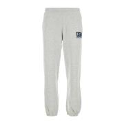 Grijze katoenen joggers - Stijlvol en comfortabel Sporty & Rich , Gray...