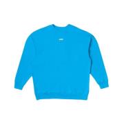 Bicolor Elektrisch Blauwe Sweatshirt Autry , Blue , Heren