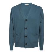 Wollen Cashmere Cardigan met Zakken Filippo De Laurentiis , Green , He...