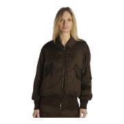 Bomber Jackets N21 , Brown , Dames