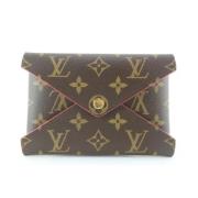 Bruine Stoffen Portemonnee met Datocode Sp4167 Louis Vuitton Vintage ,...