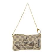 Pre-owned Canvas louis-vuitton-bags Louis Vuitton Vintage , Beige , Da...