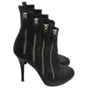 Pre-owned Leather boots Giuseppe Zanotti Pre-owned , Black , Dames