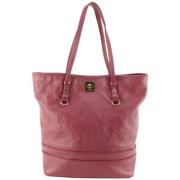 Pre-owned Draagtas Louis Vuitton Vintage , Purple , Dames