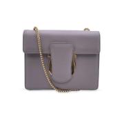 Pre-owned Leather Cross body bags Salvatore Ferragamo Pre-owned , Gray...