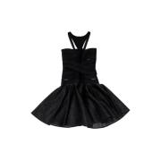 Pre-owned Cotton dresses Versace Pre-owned , Black , Dames