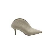 Pre-owned Fabric mules Jimmy Choo Pre-owned , Beige , Dames