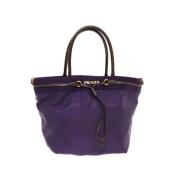 Pre-owned Nylon handbags Prada Vintage , Purple , Dames