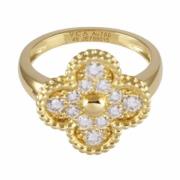 Pre-owned Yellow Gold rings Van Cleef & Arpels Pre-owned , Yellow , Un...
