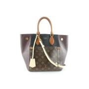 Bruine Canvas Vintage Tas Louis Vuitton Vintage , Brown , Dames