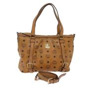 Pre-owned Leather shoulder-bags MCM Pre-owned , Brown , Dames