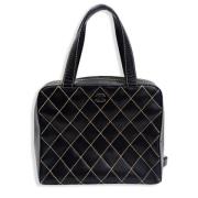 Pre-owned Leather totes Chanel Vintage , Black , Dames