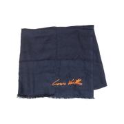 Pre-owned Silk scarves Louis Vuitton Vintage , Blue , Dames