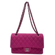 Pre-owned Leather chanel-bags Chanel Vintage , Pink , Dames