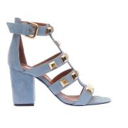 Elegante High Heel Sandalen Via Roma 15 , Blue , Dames