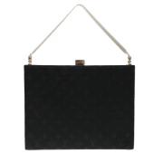 Pre-owned Canvas handbags Louis Vuitton Vintage , Black , Unisex