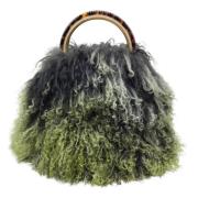 Pre-owned Fur handbags Marni Pre-owned , Green , Dames
