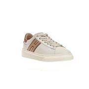 Leren Boter en Leren Cassetta Sneakers - Maat 36 Hogan , White , Dames