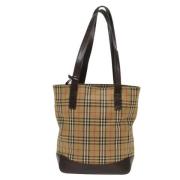 Pre-owned Fabric totes Burberry Vintage , Brown , Dames