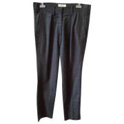 Pre-owned Wool bottoms Isabel Marant Pre-owned , Gray , Dames