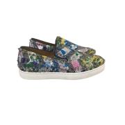 Pre-owned Leather sneakers Christian Louboutin Pre-owned , Multicolor ...