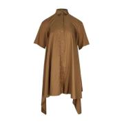 Pre-owned Polyester dresses Maison Margiela Pre-owned , Brown , Dames
