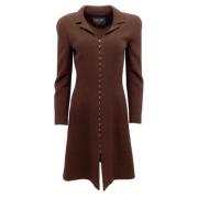 Pre-owned Wool tops Chanel Vintage , Brown , Dames