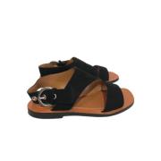 Pre-owned Suede sandals Celine Vintage , Black , Dames