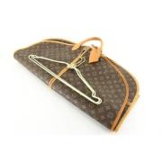 Bruin Leren Reistas Louis Vuitton Vintage , Brown , Dames