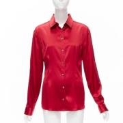 Pre-owned Silk tops Dolce & Gabbana Pre-owned , Red , Dames