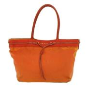 Pre-owned Canvas totes Prada Vintage , Orange , Dames