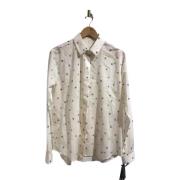 Pre-owned Wool tops Saint Laurent Vintage , Beige , Dames