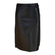 Pre-owned Leather bottoms Gucci Vintage , Black , Dames