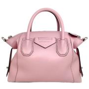 Pre-owned Leather handbags Givenchy Pre-owned , Pink , Dames