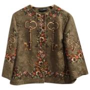 Pre-owned Polyester outerwear Dolce & Gabbana Pre-owned , Green , Dame...