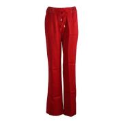 Pre-owned Viscose bottoms Dolce & Gabbana Pre-owned , Red , Dames