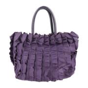 Pre-owned Canvas handbags Prada Vintage , Purple , Dames
