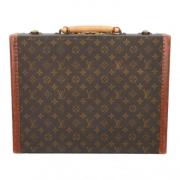 Pre-owned Canvas handbags Louis Vuitton Vintage , Brown , Dames