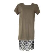 Pre-owned Cotton dresses Dries van Noten Pre-owned , Brown , Dames