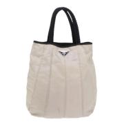 Pre-owned Canvas totes Prada Vintage , Beige , Unisex