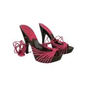 Pre-owned Suede sandals Givenchy Pre-owned , Pink , Dames